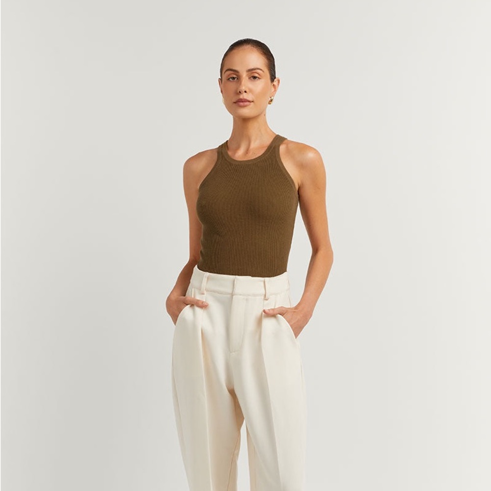 Dissh Kloss Rib Knit Tank Top